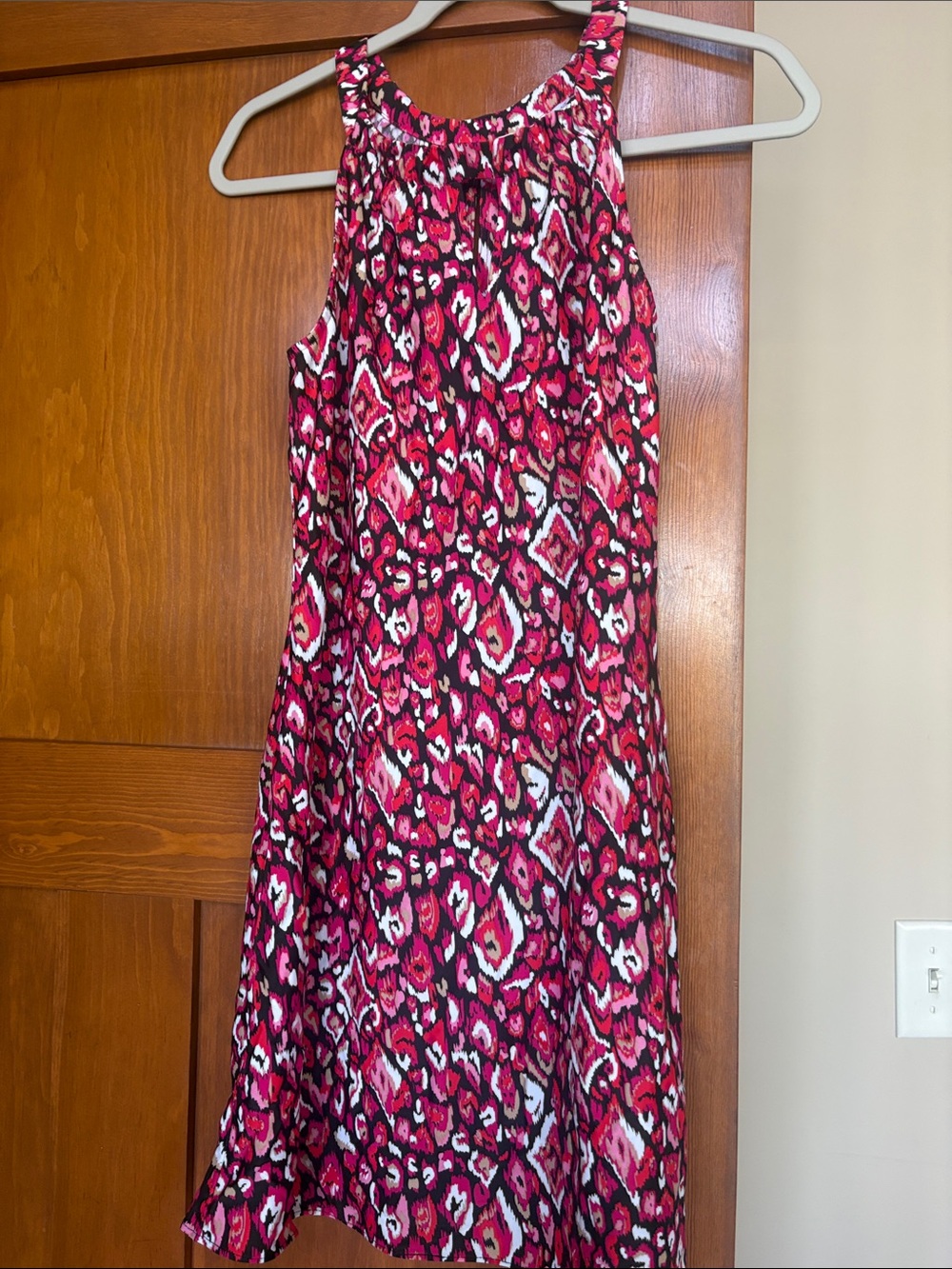 Sleeveless Pink & Black Printed Sundress Jude Connally S
